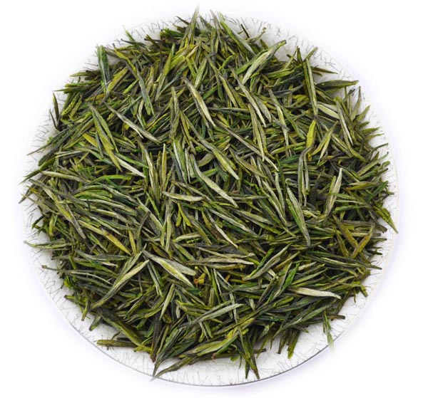 綠茶珍品婺源茗眉 條索緊結(jié)苗挺細(xì)秀，湯色黃綠鮮亮